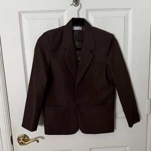 Kids Brown Blazer - Classic Tailored Jacket tip top size 12